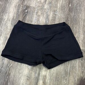 Bloch Black Athletic Shorts- Cotton